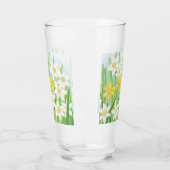 Verre Les jonquilles jaunes et blanches au printemps (Gauche)