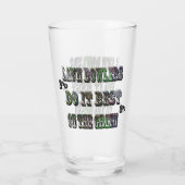 Verre Les joueurs de boules sur pelouse drôles le font m (Dos)