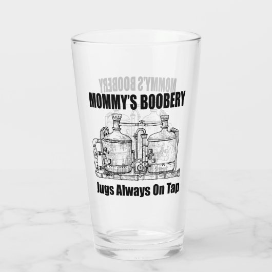 Verre Les Jugs De Boobery De Maman Toujours Sur Tap (Dos)