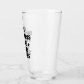 Verre LES MAUVAISES DÉCISIONS Customisées FONT DE BONNES (Gauche)
