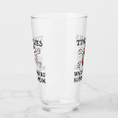 Verre Les mouches du temps quand vous avez du rhum (Gauche)