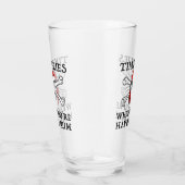 Verre Les mouches du temps quand vous avez du rhum (Droite)