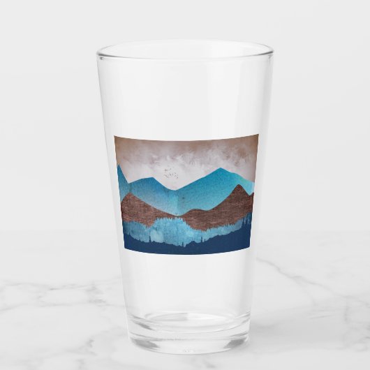 Verre Les sommets Blue Mountain (Devant)
