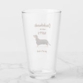 VERRE LES TECKELS ME RENDENT HEUREUX - VOUS PAS (Dos)