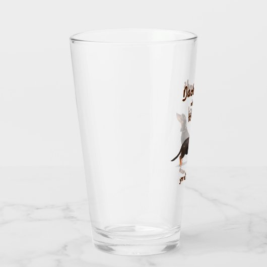 VERRE LES TECKELS ME RENDENT HEUREUX - VOUS PAS (Droite)