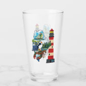 Verre L'État Du Maine (Dos)