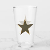 Verre L'étoile d'or de juillet à boire clair (Dos)