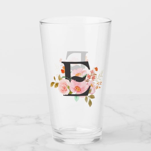 Verre Letter E (Devant)