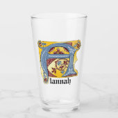 VERRE LETTRE BLEUE MOYENNE ET ROUGE LIVRE ÉCLAIRÉ A (Devant)