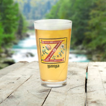 LETTRE Florale MOYENNE ÉCLAIRÉE Z MONogramme