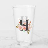 Verre Lettre H (Dos)