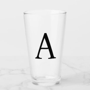 VERRE LETTRE INITIALE MONOGRAPHIQUE CONTINUE