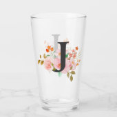 Verre Lettre J (Dos)
