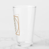 Verre LETTRE J MONOGRAM Beau Mariage Nouveau Accueil Cad (Gauche)