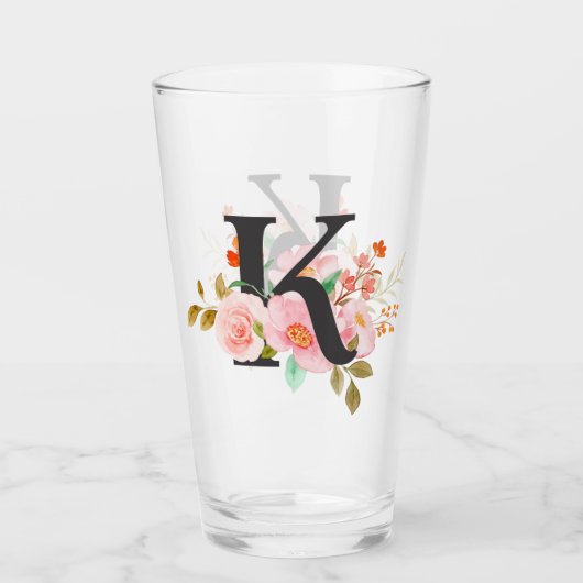Verre Lettre K (Devant)