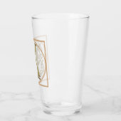 Verre LETTRE K MONOGRAM Beau Mariage Nouveau Accueil Cad (Gauche)