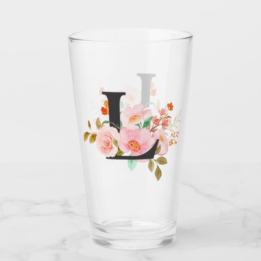 Verre Lettre L (Devant)