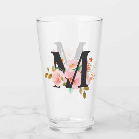 Verre Lettre M (Devant)