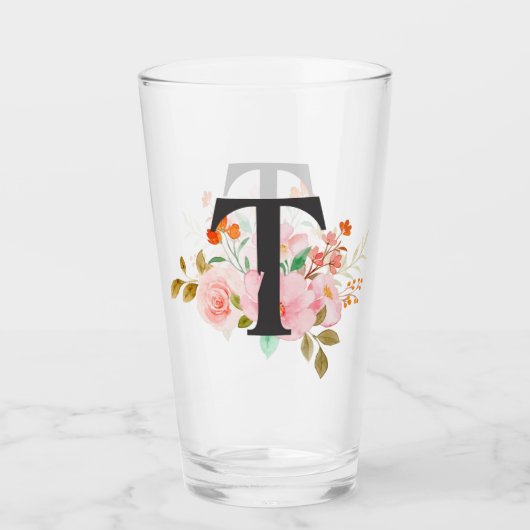 Verre Lettre T (Devant)