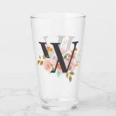 Verre Lettre W (Dos)