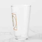 Verre LETTRE Y MONOGRAM Beau Mariage Nouveau Accueil Cad (Gauche)