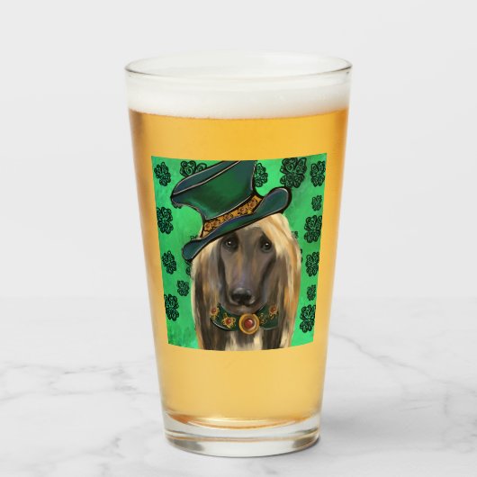 VERRE LEVRIER AFGHAN (Devant (rempli))