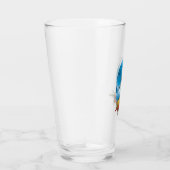 Verre L'Express polaire | Arrivée du train encadré de va (Droite)