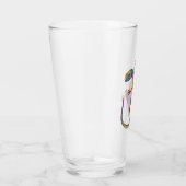 Verre Lézard Peint (Droite)