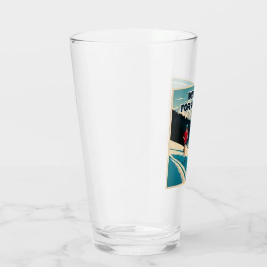 Verre L'Hiver Est Pour La Course (Droite)