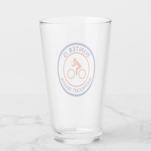 Verre L'Hiver Est Snot Rocket Saison Cyclisme (Dos)