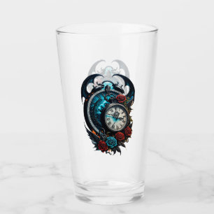 Verre L'horloge dans la masse de l'infini.