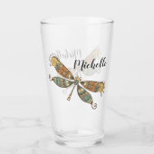 Verre libellule (Dos)