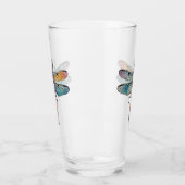 Verre Libellule Colorée (Gauche)