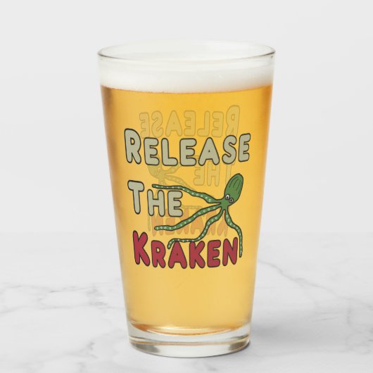 Verre Libérez Kraken (Devant (rempli))