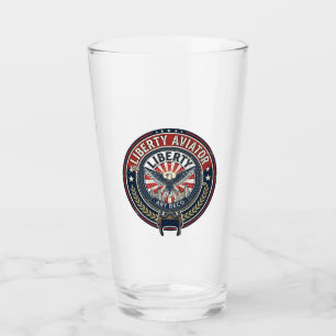 Verre Liberty Aviator Patriotique Patriotique Aviation V