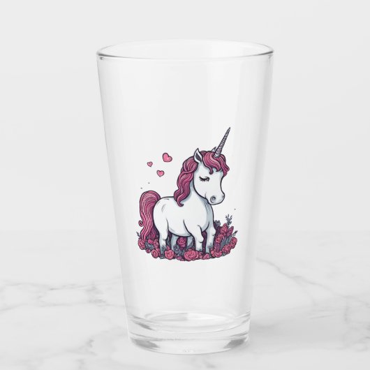 verre licorne (Devant)