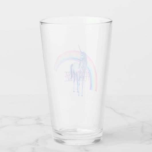 Verre licorne blanche (Dos)