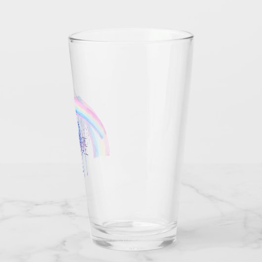 Verre licorne blanche (Gauche)
