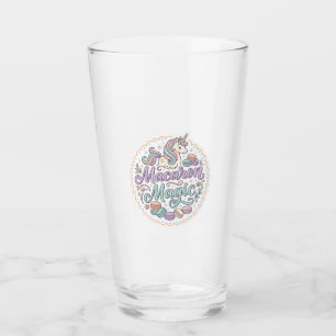 Verre Licorne Macaron Magie T-Shirt Fantaisiste Design_1