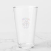 Verre Licorne Mathicorne Mode Typographie Adorable Desig (Dos)