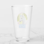 Verre Licorne Poney Blanc (Dos)