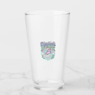 Verre Licorne Réapparition avec des Paillettes Vecteur P