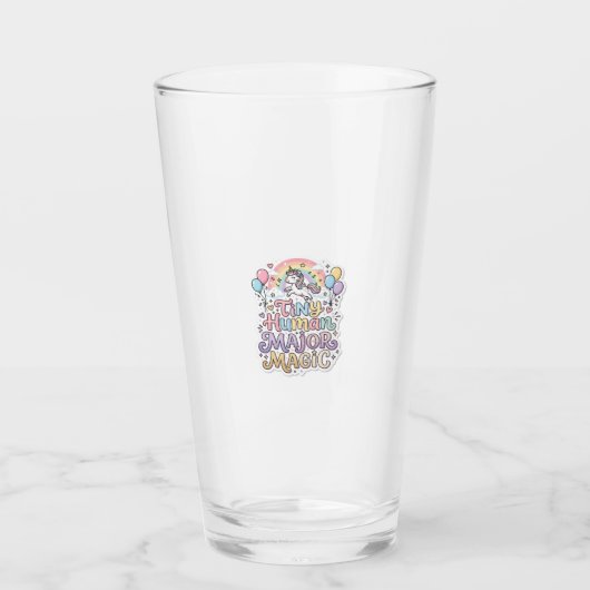 Verre Licorne Tiny Human Major Magic Premium Vector Vect (Devant)