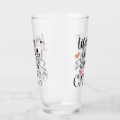Verre Life is Better With a Cat quote slogan (Droite)