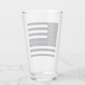 Verre Ligne bleue mince (Dos)