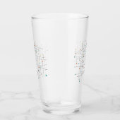 Verre Lignes Et Points Du Milieu Du Siècle Funky Rétro (Droite)