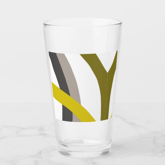 Verre lignes vertes (Devant)