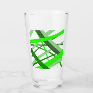 Verre lignes vertes