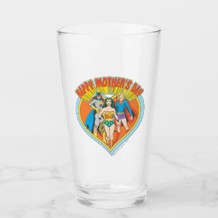 Verre Ligue de la justice Joyeuse fête des mères