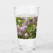 Verre Lilac Bush Belles fleurs de printemps violettes (Dos)